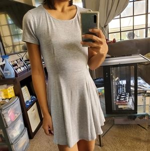Grey Shirt Dress